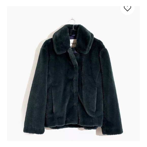 Madewell Jackets & Blazers - Madewell Faux-Fur Crop Coat